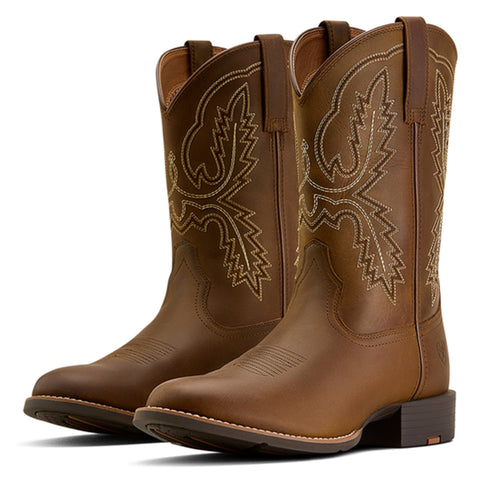 Brown Boot with Round Toe