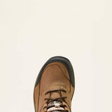 Top side view of the toe on the Southwest Print Terrain Boots.