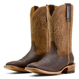 Brown Wide Square Toe Boot