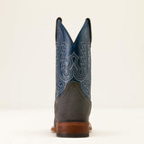 Back side view of the Men's Iron Grey Country Roads Boots. 