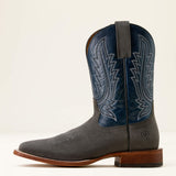 Full side view of Men's Iron Grey Country Roads Boots. 