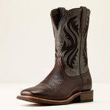 Front and side view of the Kanyon Toughstock VenTEK Square Toe Boots. 