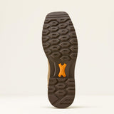 Bottom side view of single boot. 
