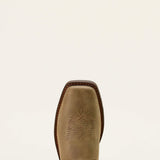 Top side view of the toe on the Activator boots. 