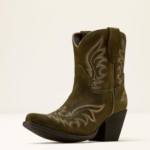 Ariat Heritage Bottes western femme à bout J Stretchfit en cuir Ariat Heritage Bottes western femme à bout J Stretchfit en cuir