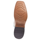 Bottom of the boot, heel is rubber.