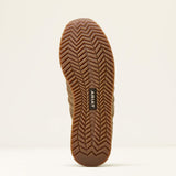Bottom side view of ranch runner shoe. 