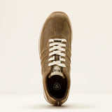 Top side view of ranch runner shoe. 