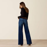 Ariat Revel Vilma women’s high-rise wide-leg jeans in dark denim.