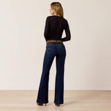 Back view of women’s Ariat jeans in Hayward wash, showing the back pockets and overall fit.