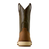 Heel side view of Ariat Men's Activator Patriot Wide Square Toe Work Boots