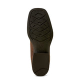 Ariat Youth Driftwood Earth Wide Square Toe Western Boot Sole View