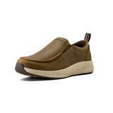 Ariat Men's Buckeye Brown Bomber Slip On Waterproof Shoe Front View