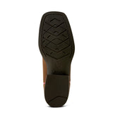 Ariat Youth Sundown Georgia Clay Wide Square Toe Western Boot Sole View