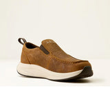 Ariat Women's Brown Tooled H2O Buckeye Slip On Casual Shoe Medial View