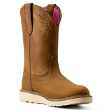 Ariat Distressed Brown Southlite Women's Waterproof Round Toe Western Boots Medial View