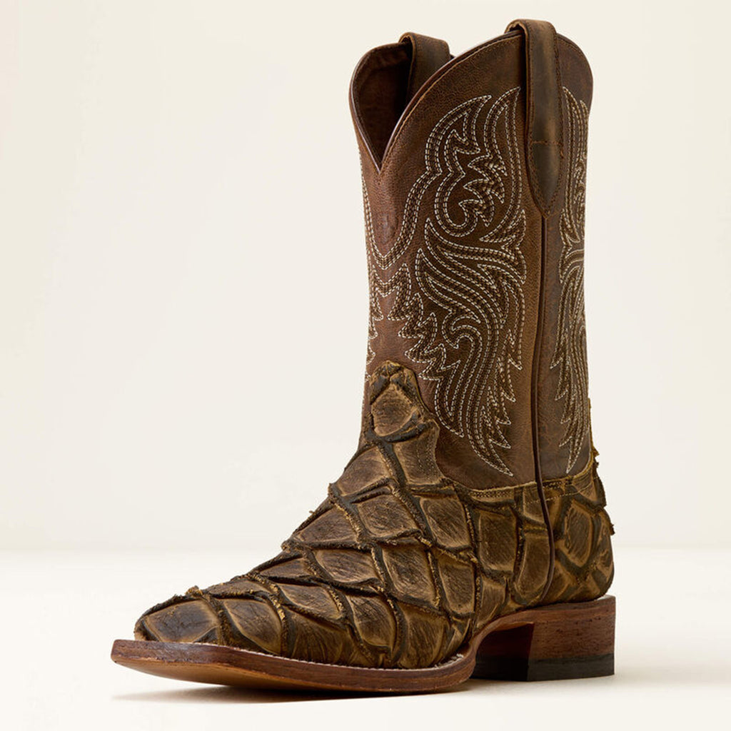 Ariat Men's Riverside Tan Bass Print Western Boot 