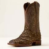 Ariat Men's Riverside Tan Bass Print Western Boot 