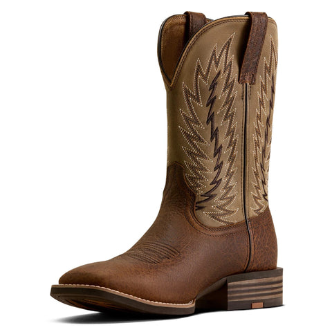 Ariat Men's Driggs Wide Square Toe Cowboy Boot Toffee Crunch