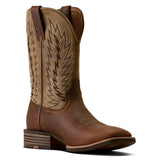 Ariat Men's Driggs Wide Square Toe Cowboy Boot Toffee Crunch Medial View