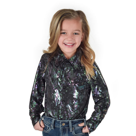 Cowgirl Tuff Kid's Splatter Print Pullover