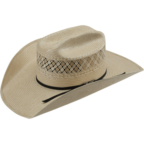 Side view of two tones hat.