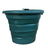 Fully opened view of the bucket. 