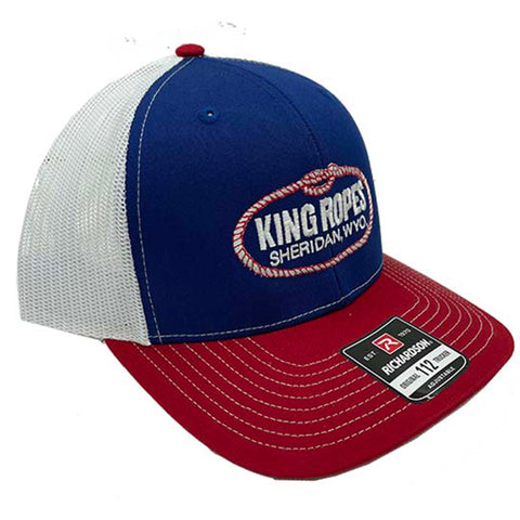 Red, White, and Blue King Ropes Cap