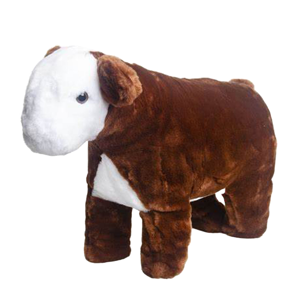 Livestock Lovies Large Plush Hereford Steer