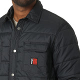 Wrangler Black Insulated Shirt Jacket