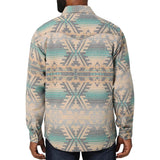 Wrangler Men's Cream/Turquoise Aztec Shirt