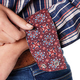 Wrangler Women's Navy & Red Plaid Shirt