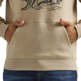 Wrangler Men's Sand Bronc Hoodie