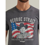 Wrangler Men's Charcoal George Strait King T-Shirt