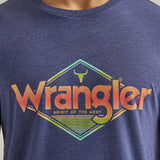 Wrangler Men's Diamond T-Shirt in Blue