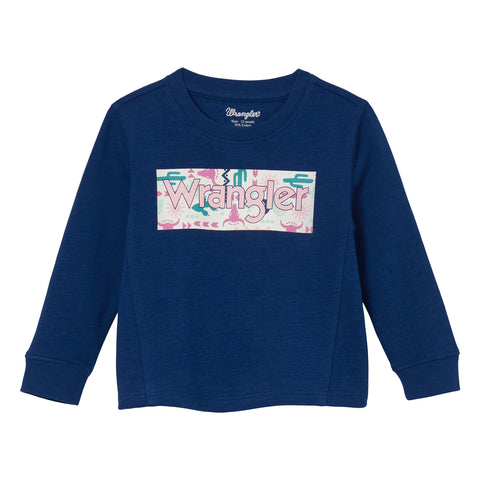 Wrangler Kid's Navy/Cactus Sweatshirt