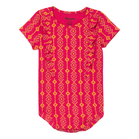 Wrangler Infant/Toddler Red/Yellow Aztec Onesie
