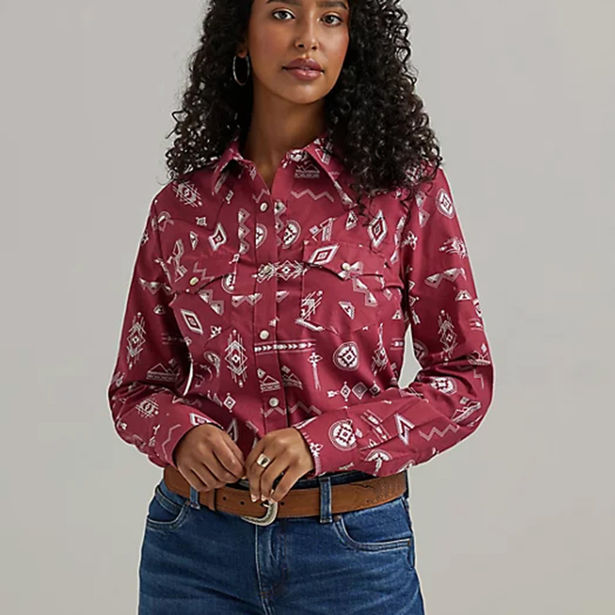 Wrangler shirt womens hotsell