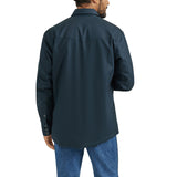 Wrangler  Flannel Lined Work Shirt Back View