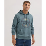 Mens Wrangler Ranch Hoodie on a person