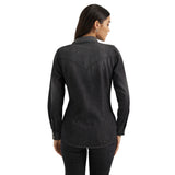 Wrangler Women's Black Denim Shirt