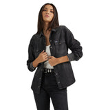 Wrangler Women's Black Denim Shirt