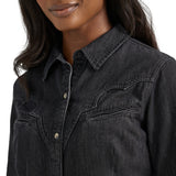 Wrangler Women's Black Denim Dress