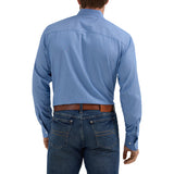 Wrangler Men's Cody Johnson Blue Geo Print Shirt