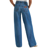 Back side view of Wrangler Women's Retro Bailey Wide Leg Jeans 