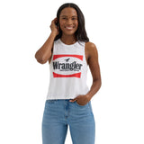 Wrangler Women's Retro Sleeveless Crop Top