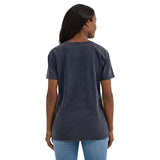 Wrangler Women's Faded Black Boyfriend Tee
