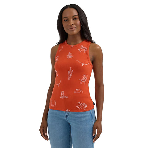 Wrangler Women's Western Icon Sleeveless Tank