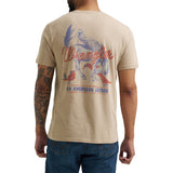 Wrangler Bronc Rider in Dessert Scene Crew Neck T-shirt 
