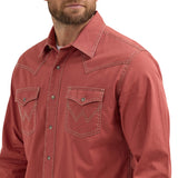 Wrangler Men's Retro Premium Red Shirt